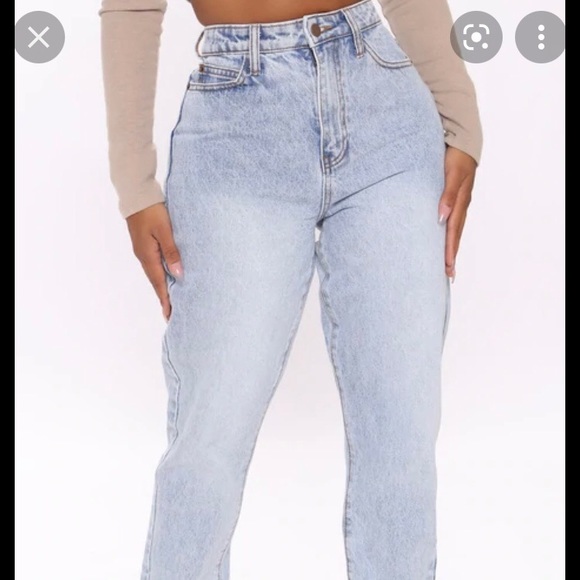 Fashion Nova On Angels Wings Mom Jean - Picture 4 of 8